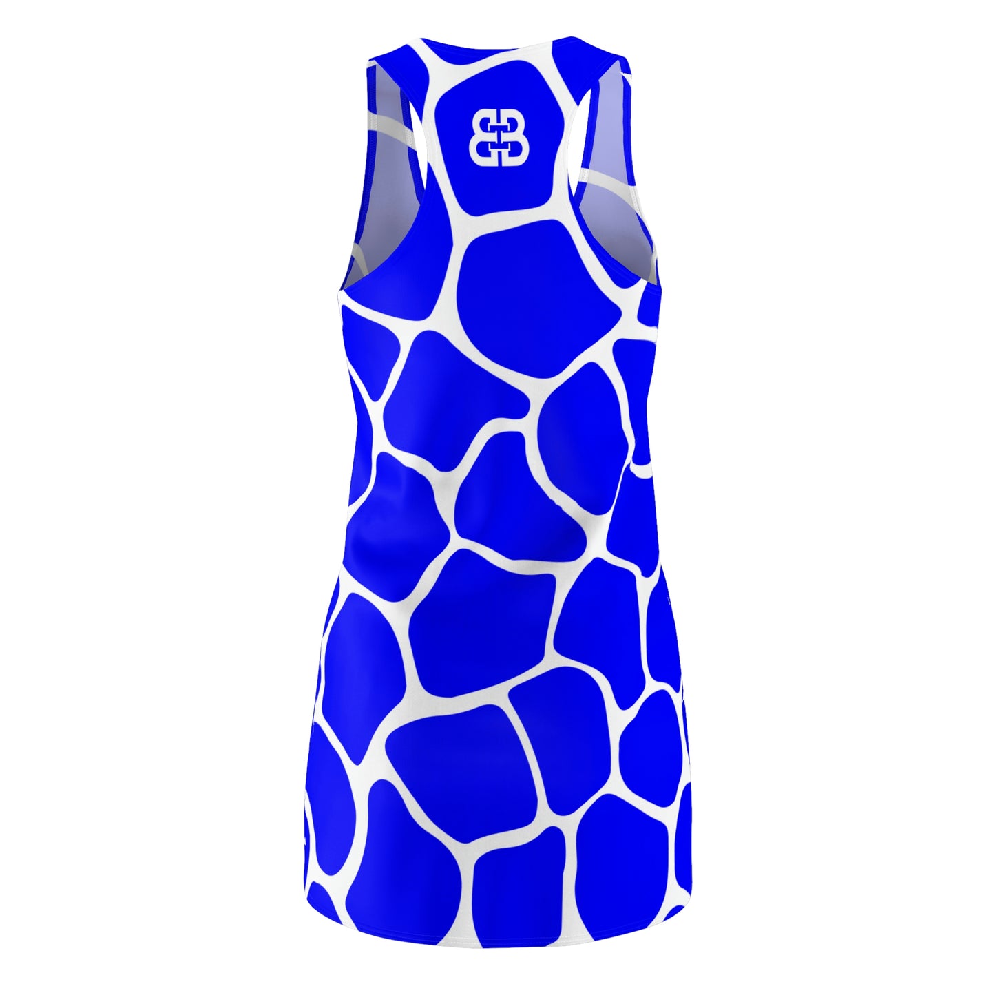 Battle Box Blue White Cobble Tunic Racerback Top-CB
