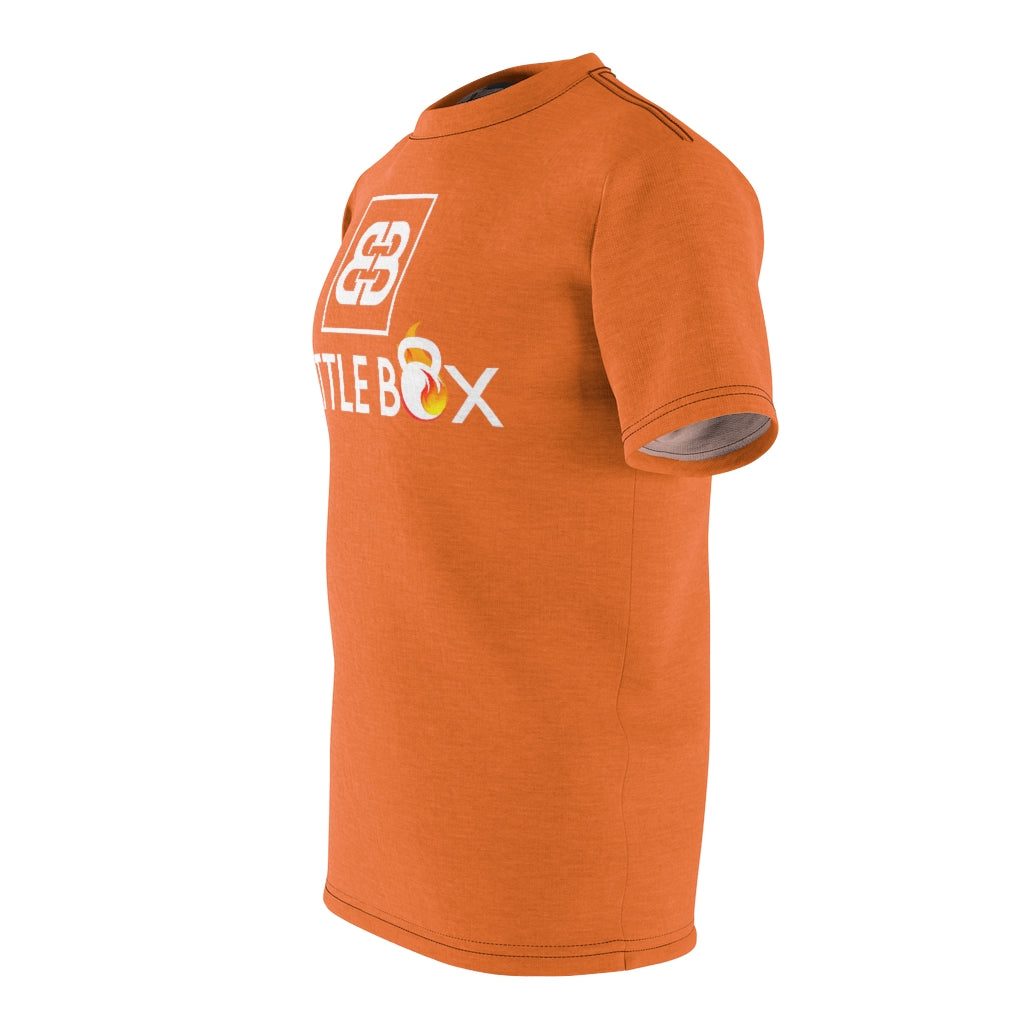 Battle Box Unisex Triple Print Orange T-Shirt