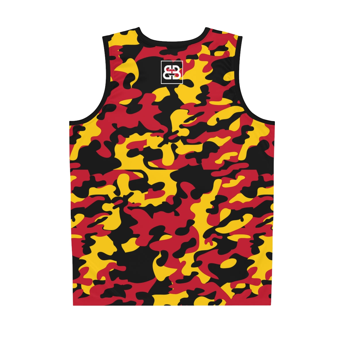 Battle Box Red Gold Basketball Jersey