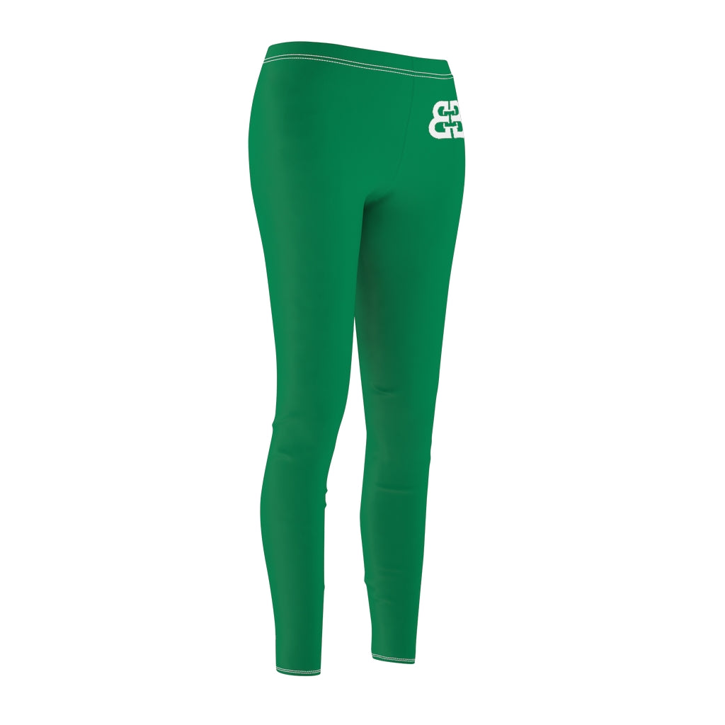 Battle Box Women's Green Casual Leggings