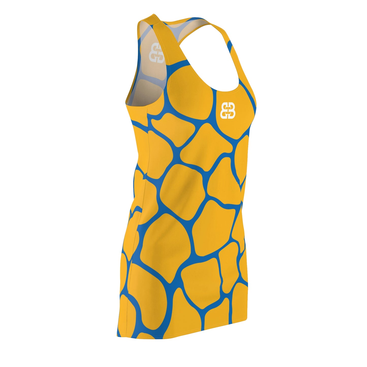 Battle Box Gold Blue Cobble Tunic Racerback Top-CB