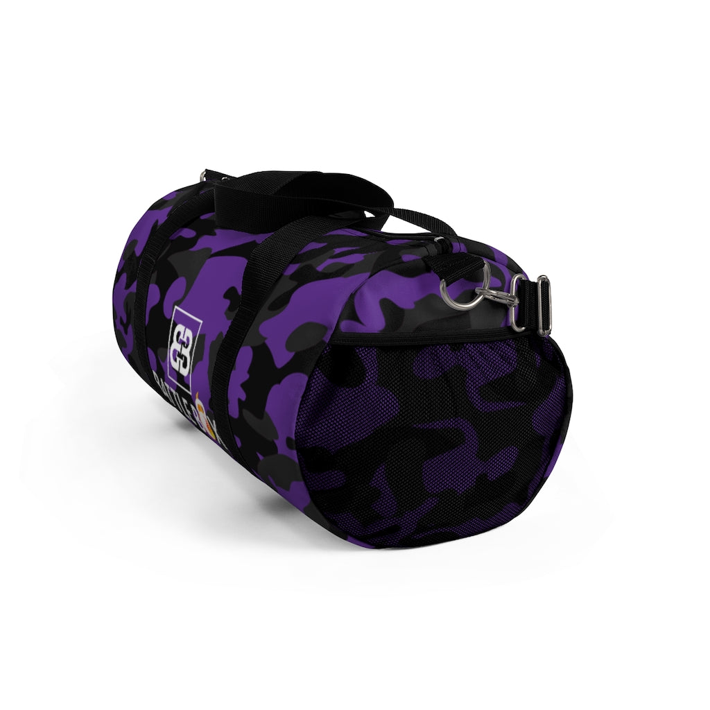 Battle Box Camo Purple Gym Duffel Bag -1A