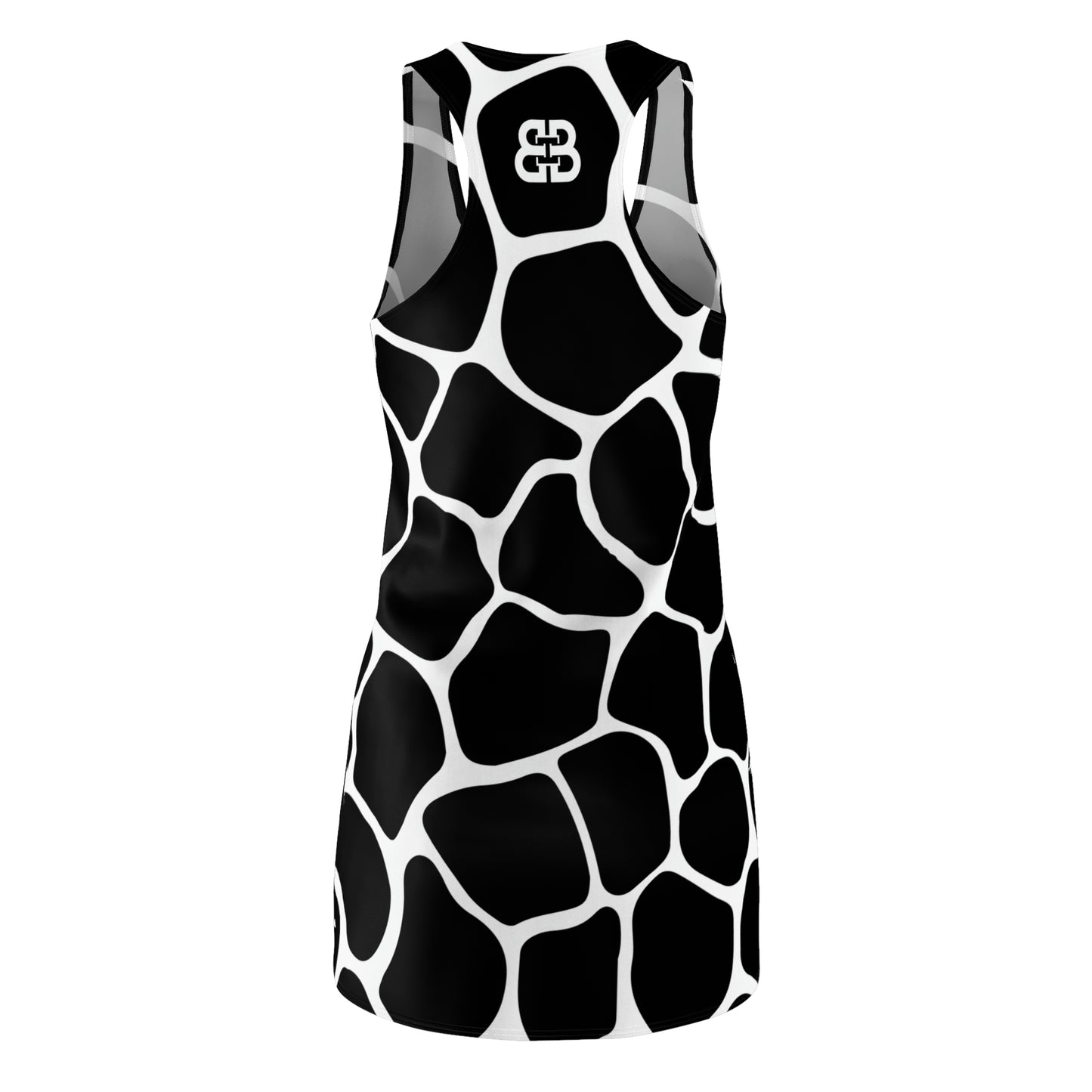 Battle Box Black White Cobble Tunic Racerback Top-CB