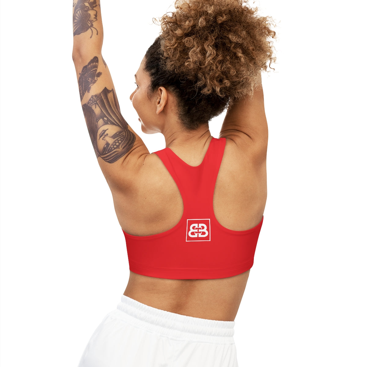 Battle Box BB Seamless Red Sports Bra -7A