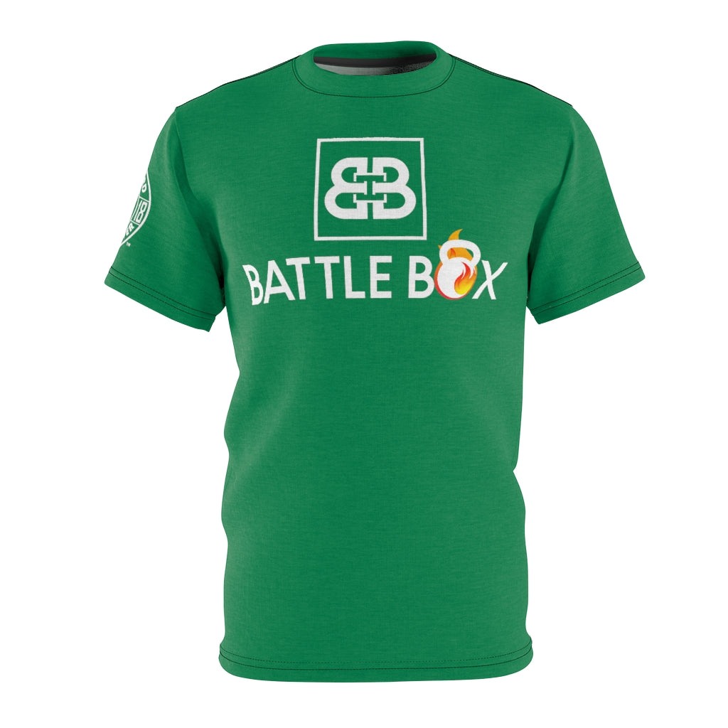 Battle Box Unisex Triple Print Green T-Shirt