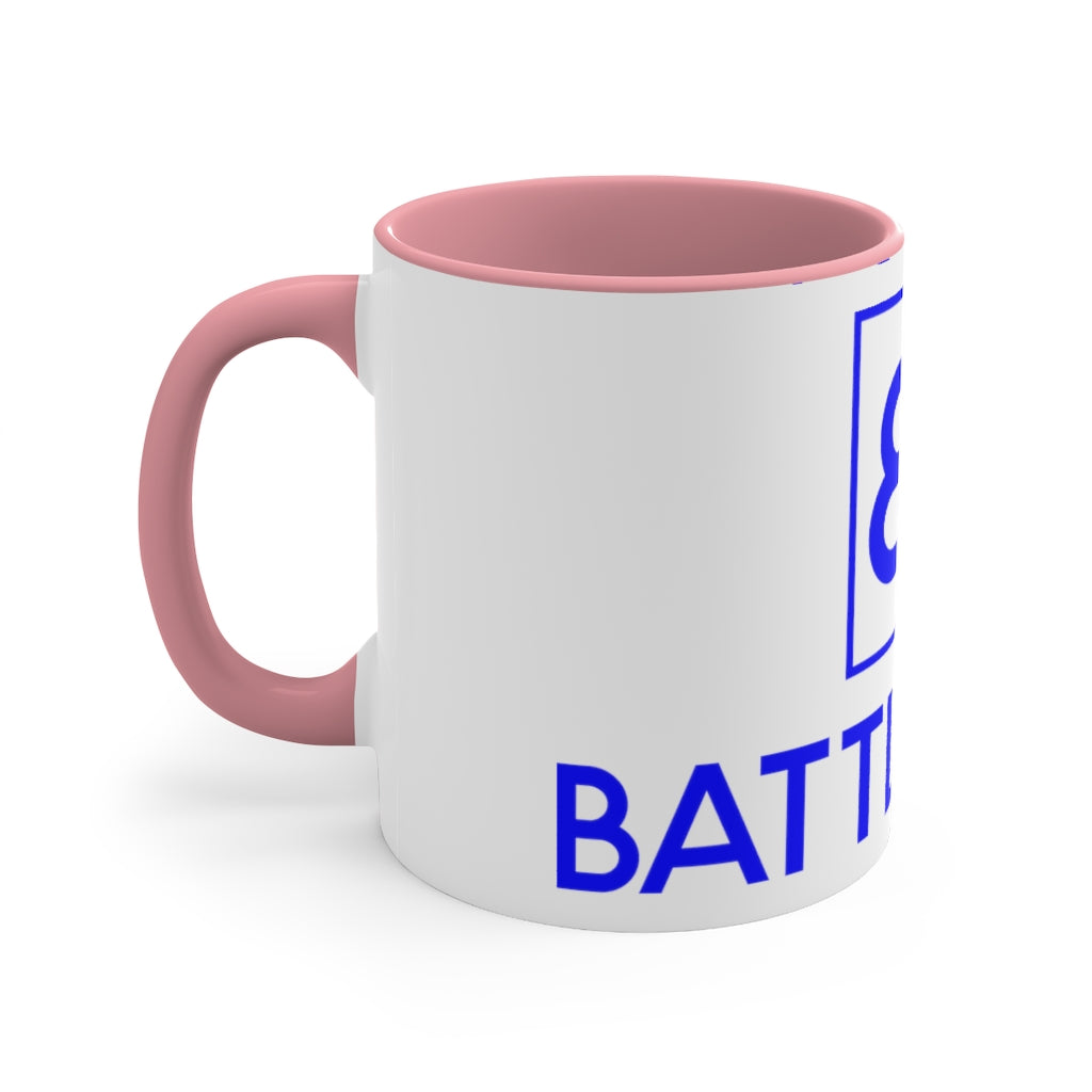 Battle Box Accent Blue Logo Coffee Mug, 11oz