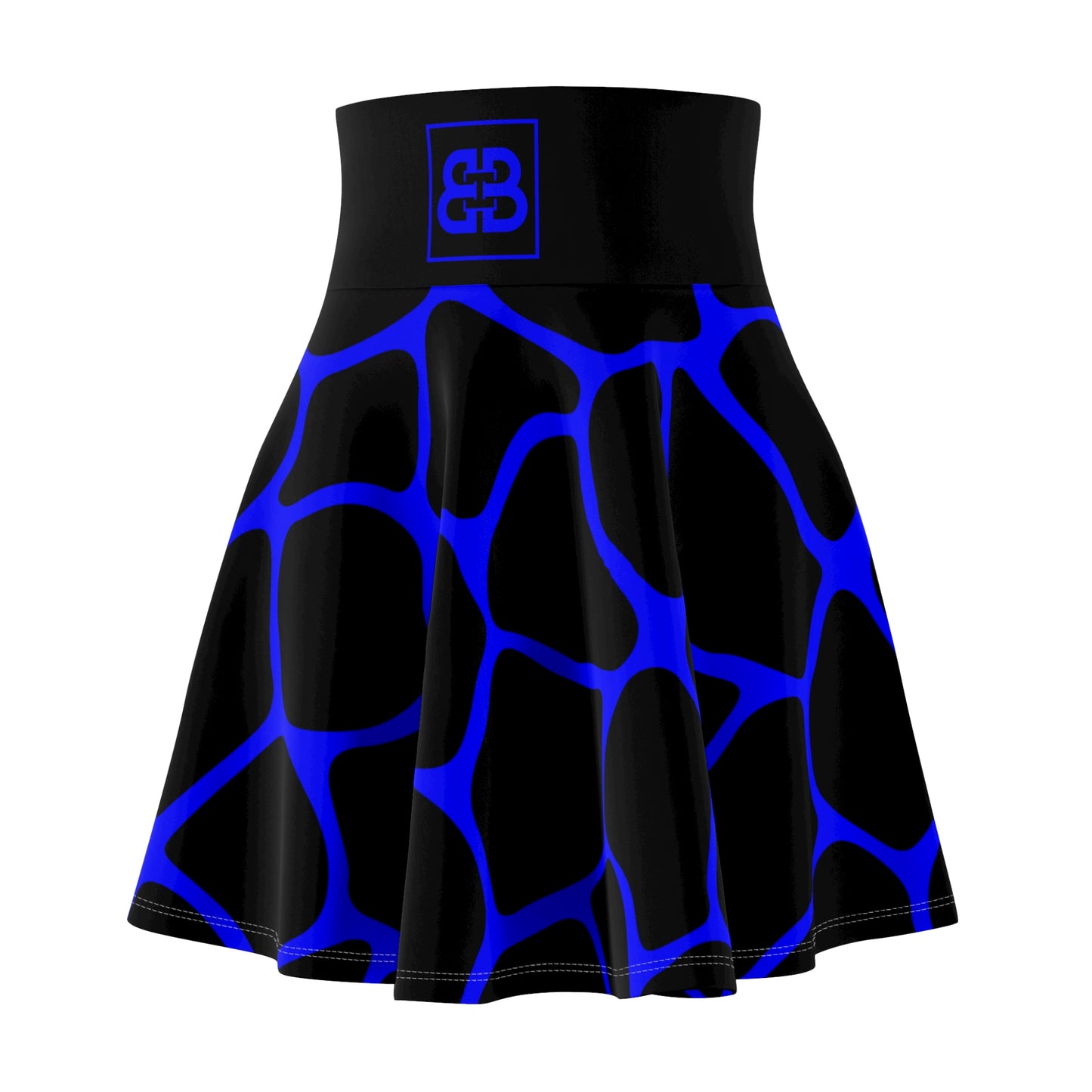 Battle Box High Waist Women's Skater Skirt-HW
