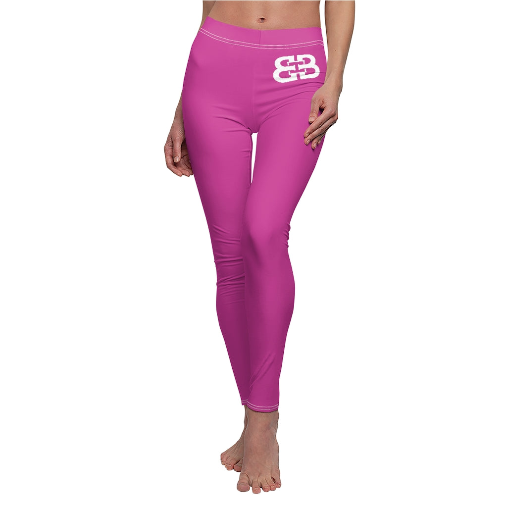 Battle Box Women's Pink Casual Leggings