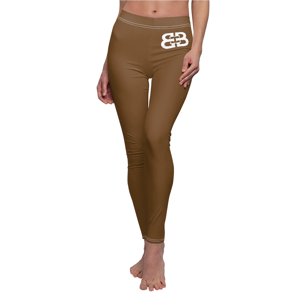 Battle Box Women's Brown Casual Leggings