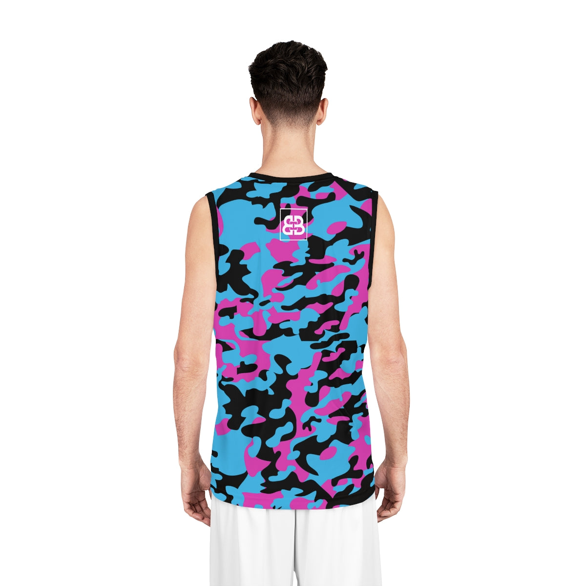 Battle Box Black Teal Basketball Jersey