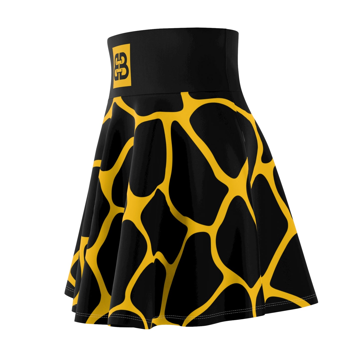Battle Box High Waist Women's Skater Skirt-HW