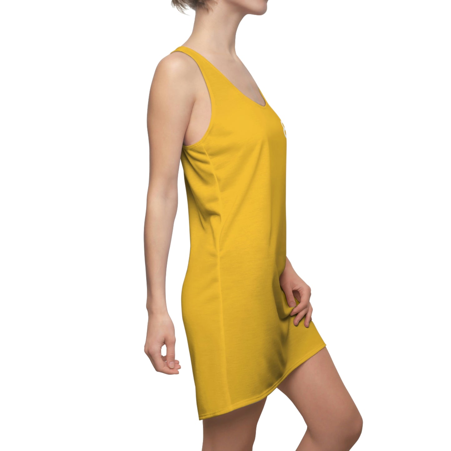 Battle Box Yellow Tunic Racerback Top