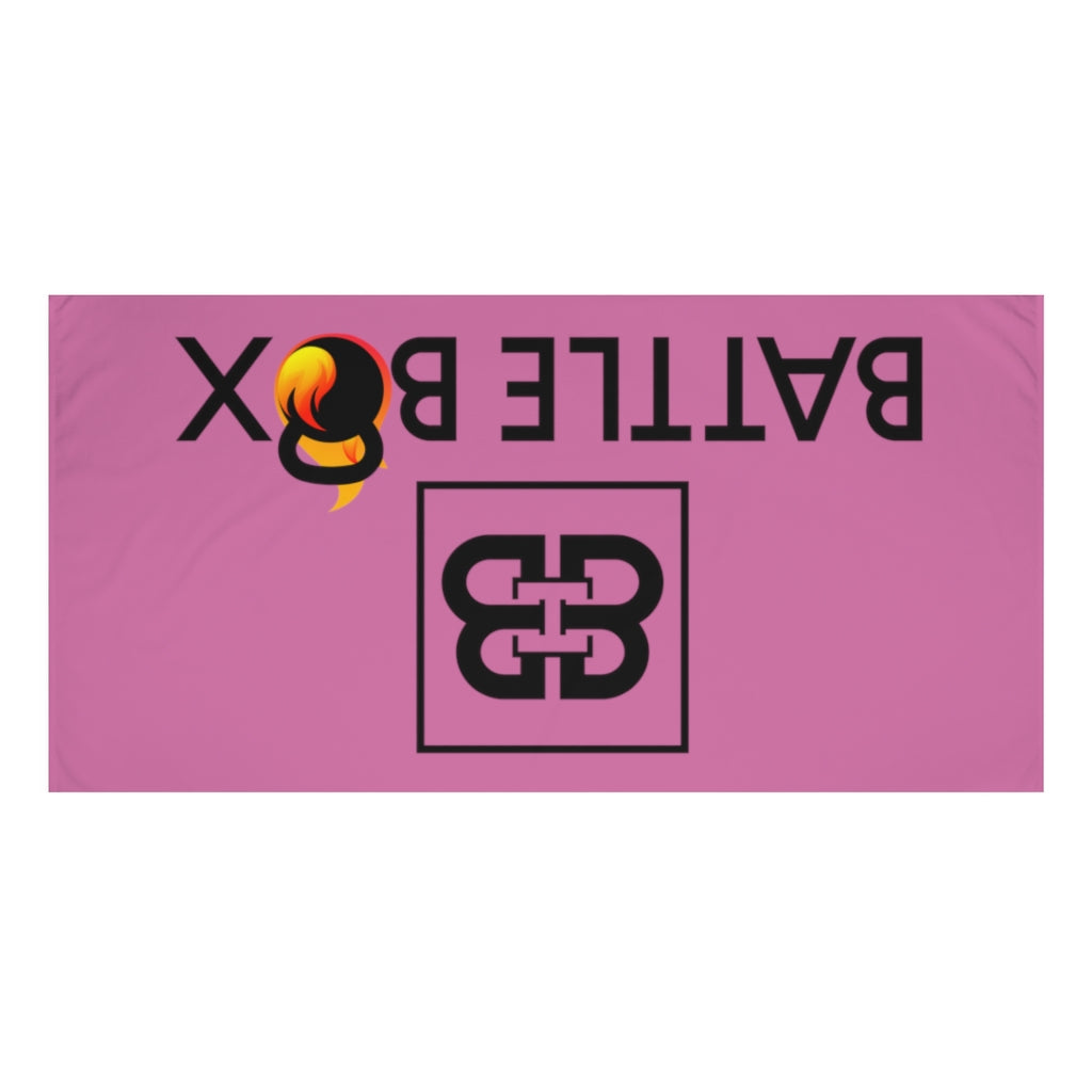Pink Battle Box Gym Towel