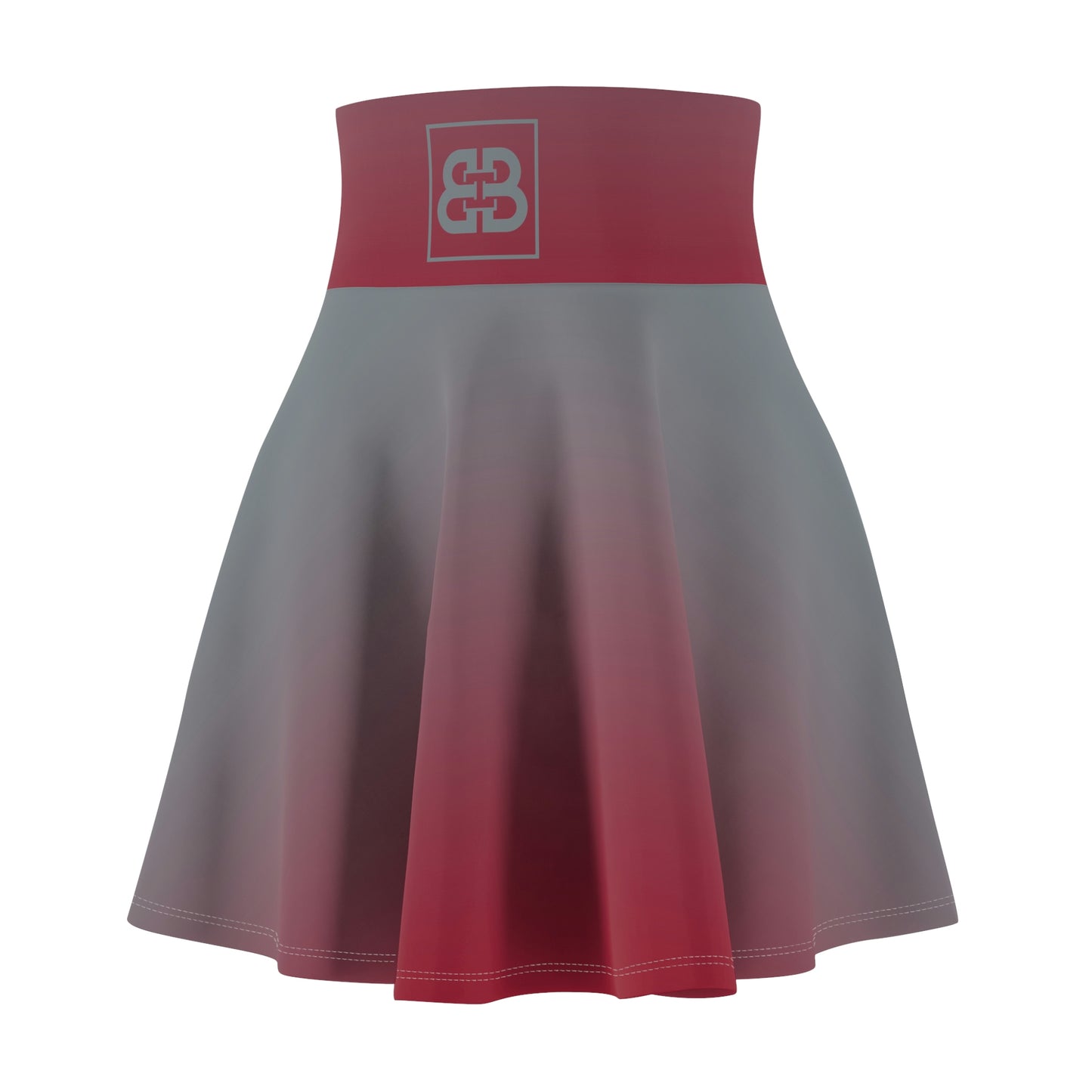 Battle Box High Waist Swirl Women's Skater Skirt-HW