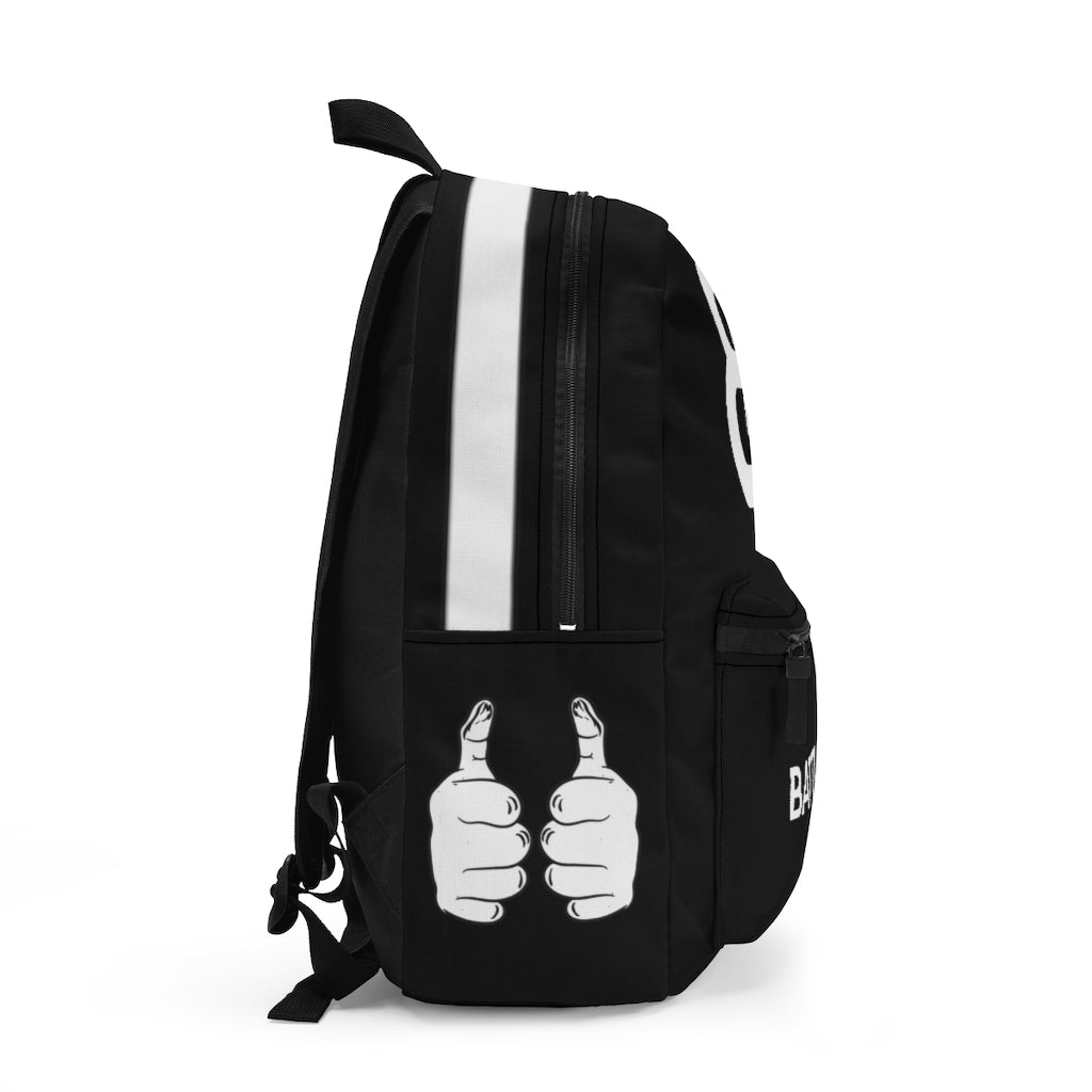 Battle Box Gym Fitness Black Train Hard Backpack