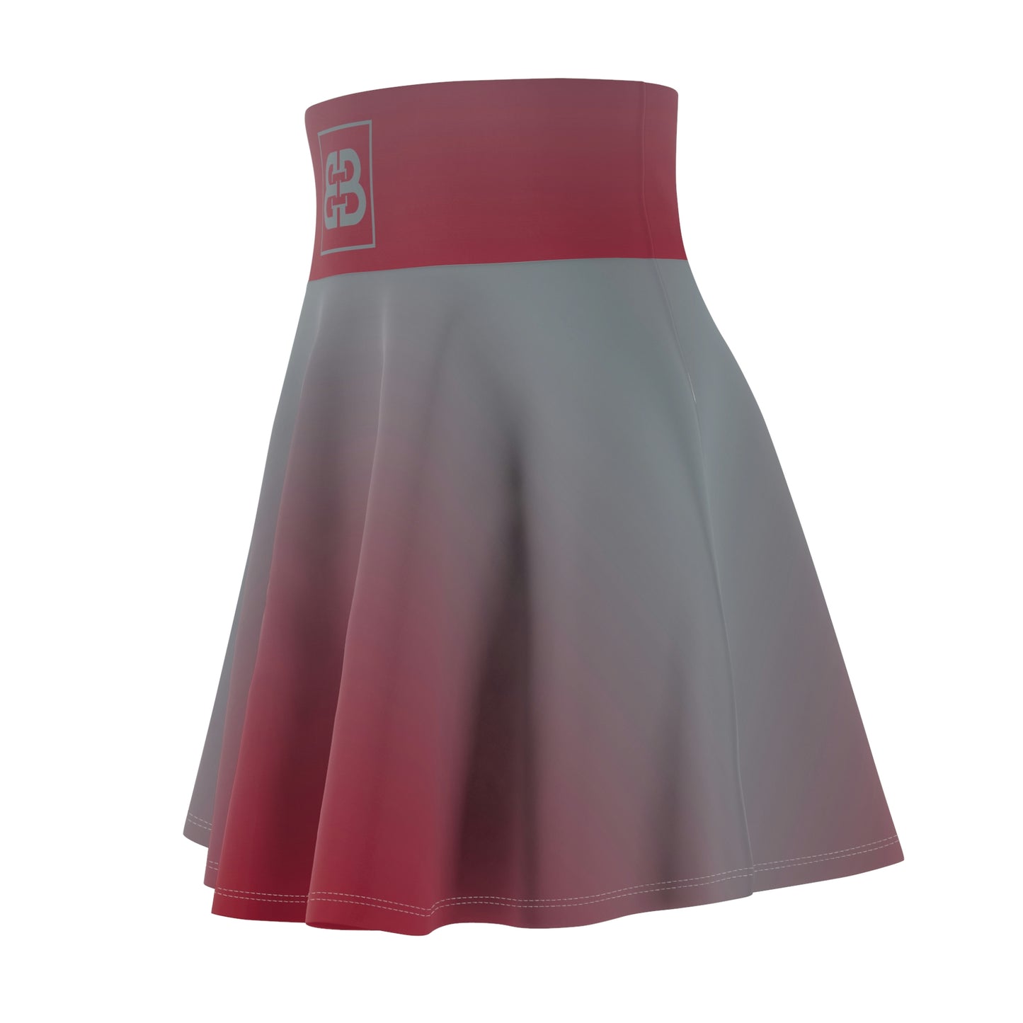 Battle Box High Waist Swirl Women's Skater Skirt-HW