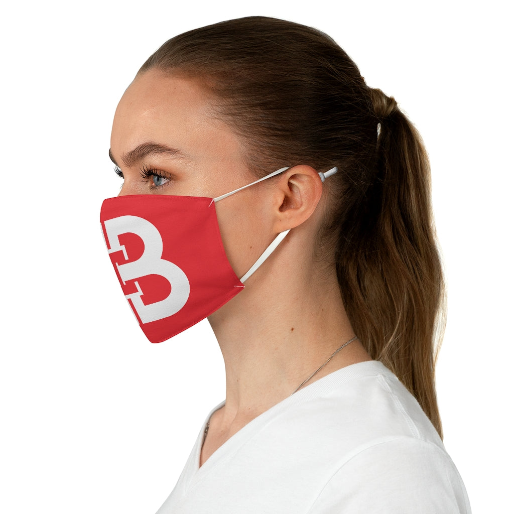 Red Battle Box Fabric Face Mask
