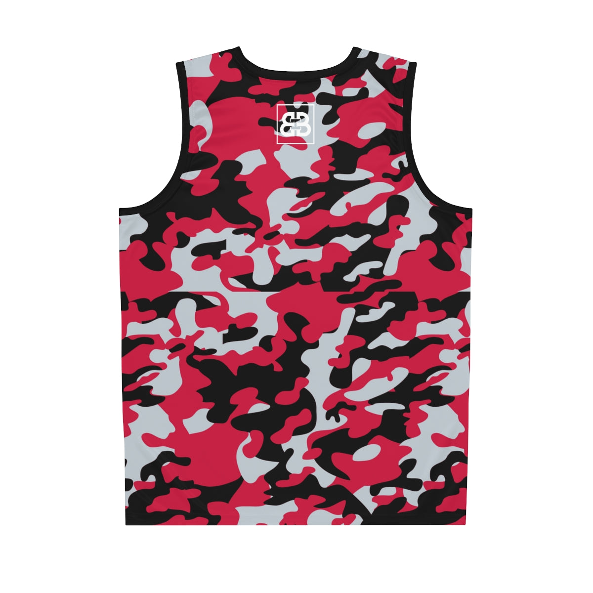 Battle Box Black Red Basketball Jersey