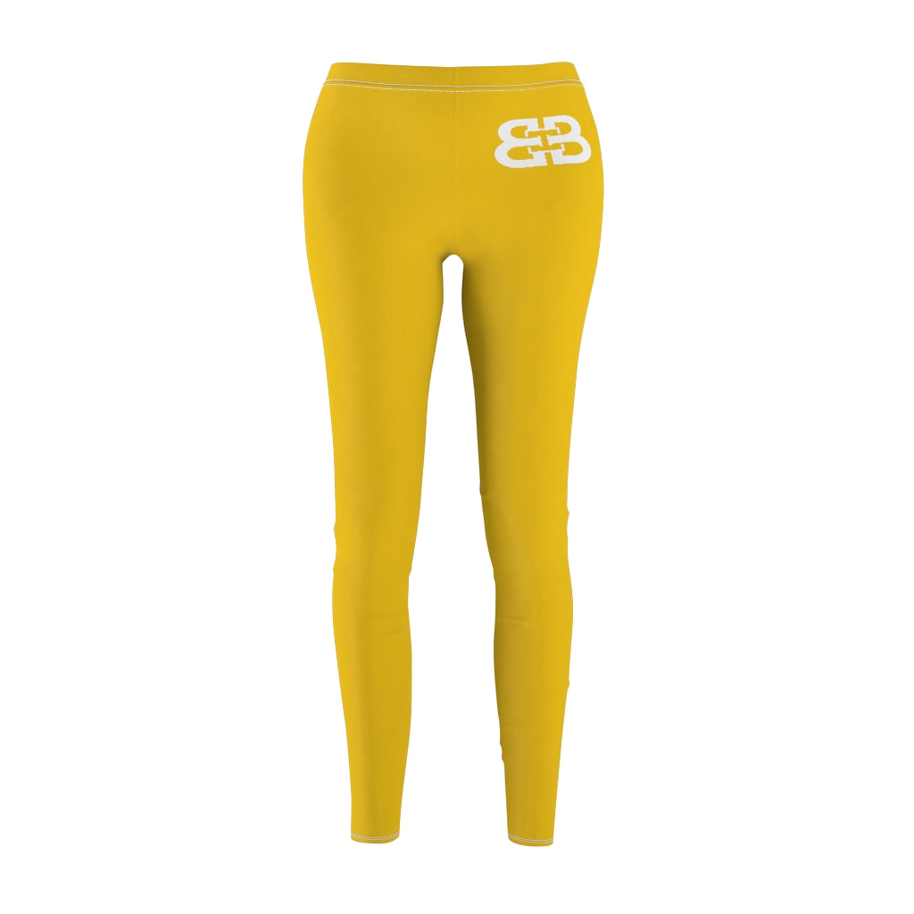 Battle Box Women's Yellow Casual Leggings