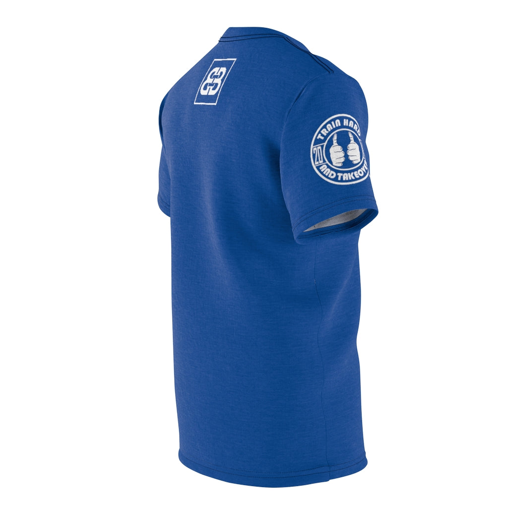 Battle Box Unisex Triple Print Navy T-Shirt