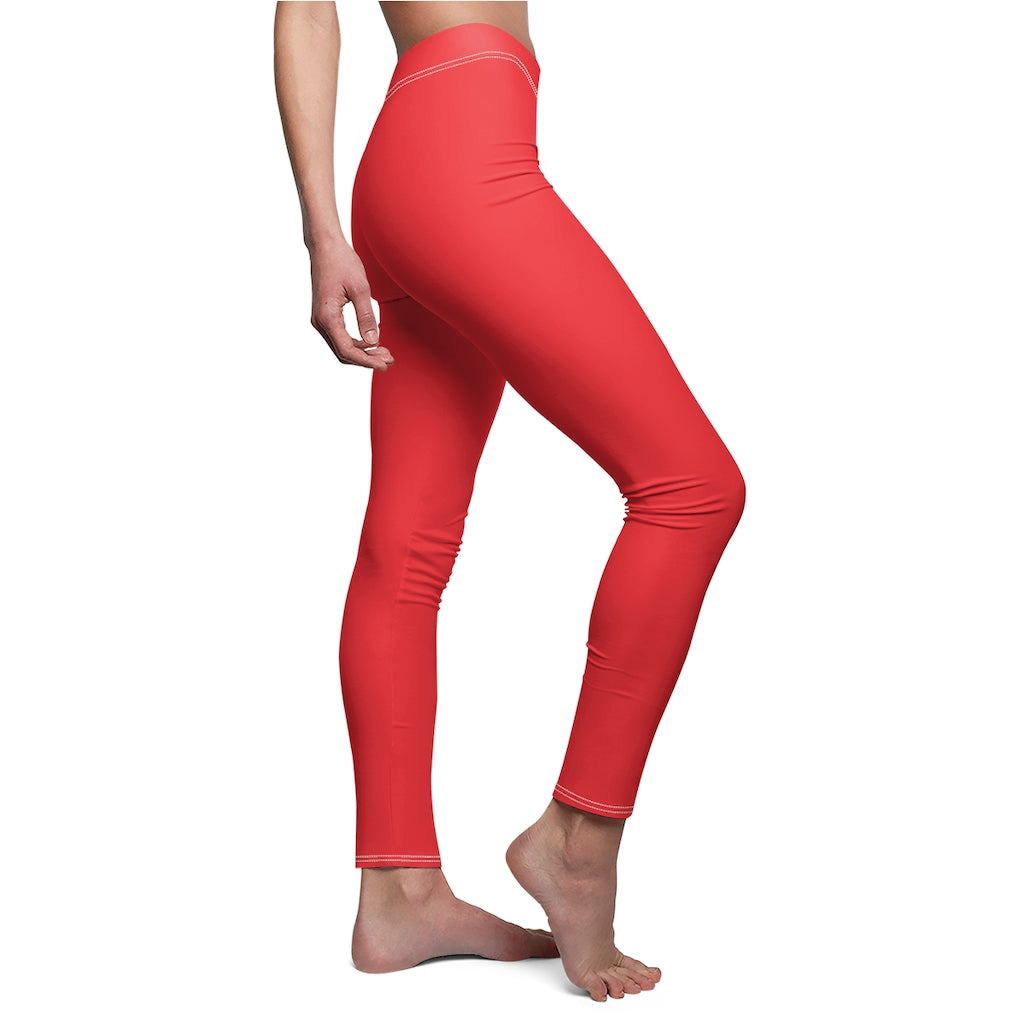 Battle Box Women's Red Casual Leggings