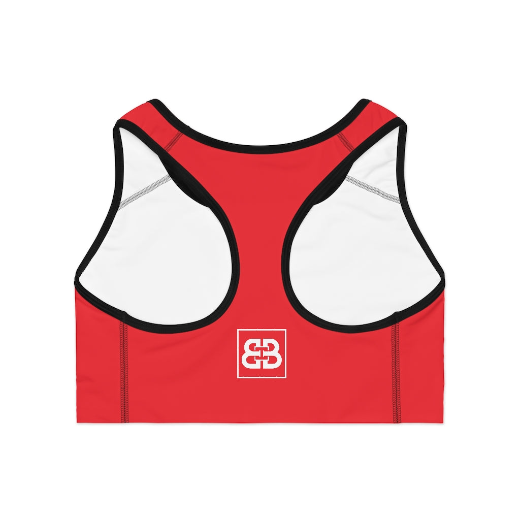 Battle Box Red Sports Bra