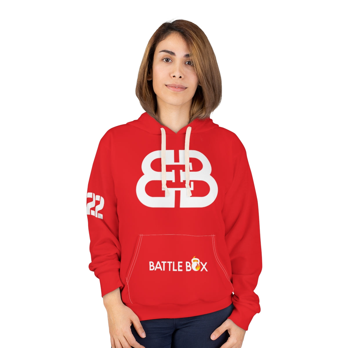 Battle Box Red Unisex Pullover Hoodie