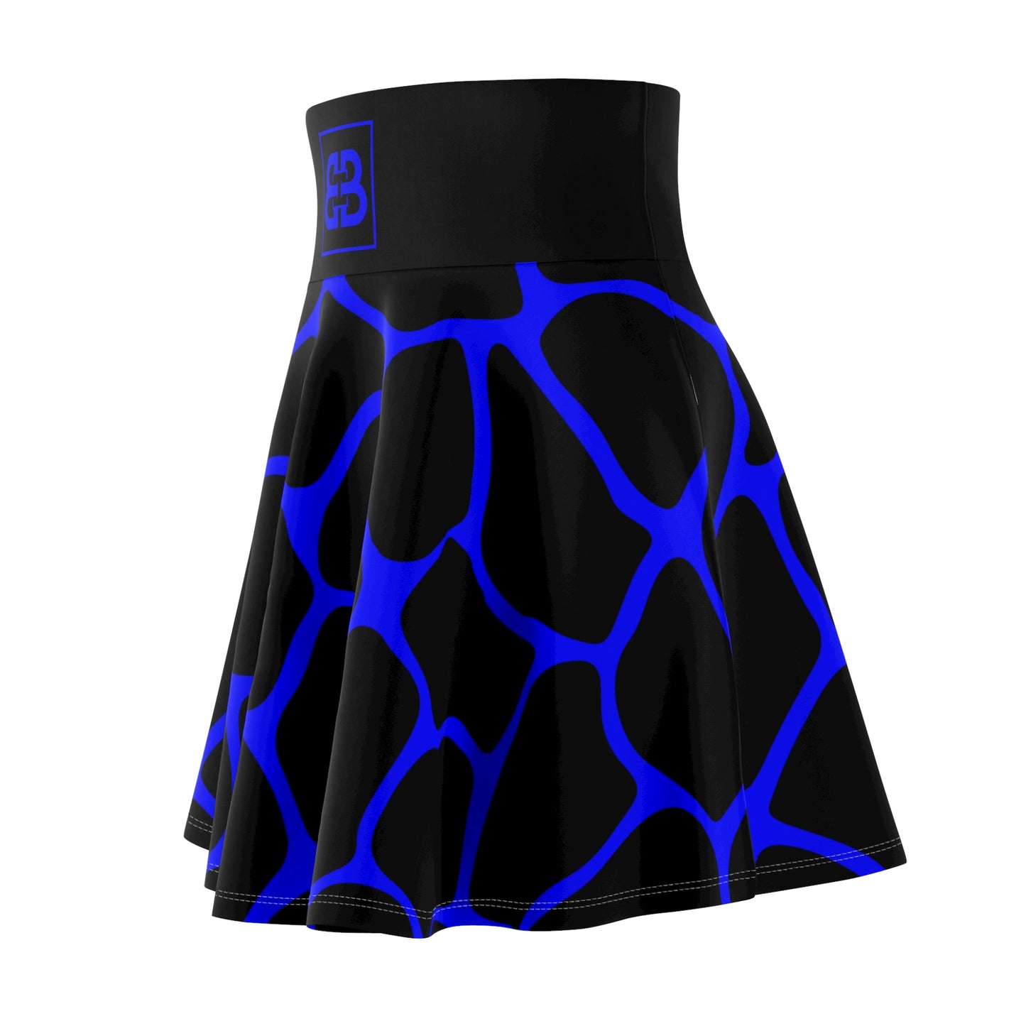Battle Box High Waist Women's Skater Skirt-HW