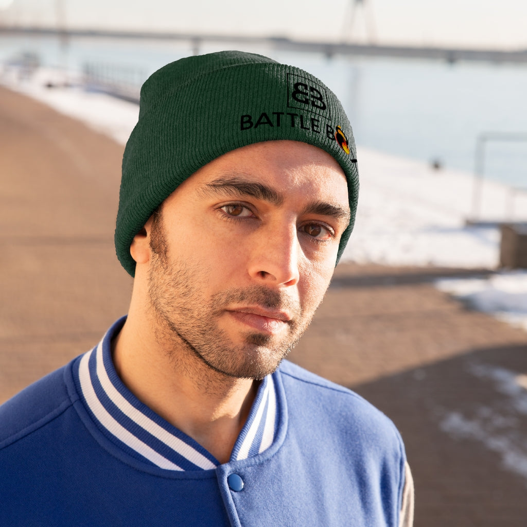 Battle Box [BB] Black Logo Unisex Knit Beanie