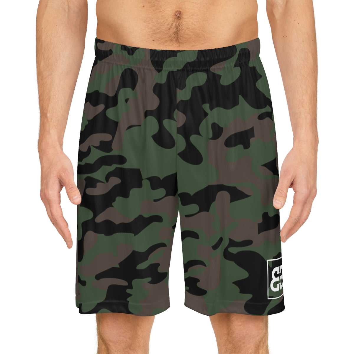 Battle Box BB Brown Camo Basketball Shorts