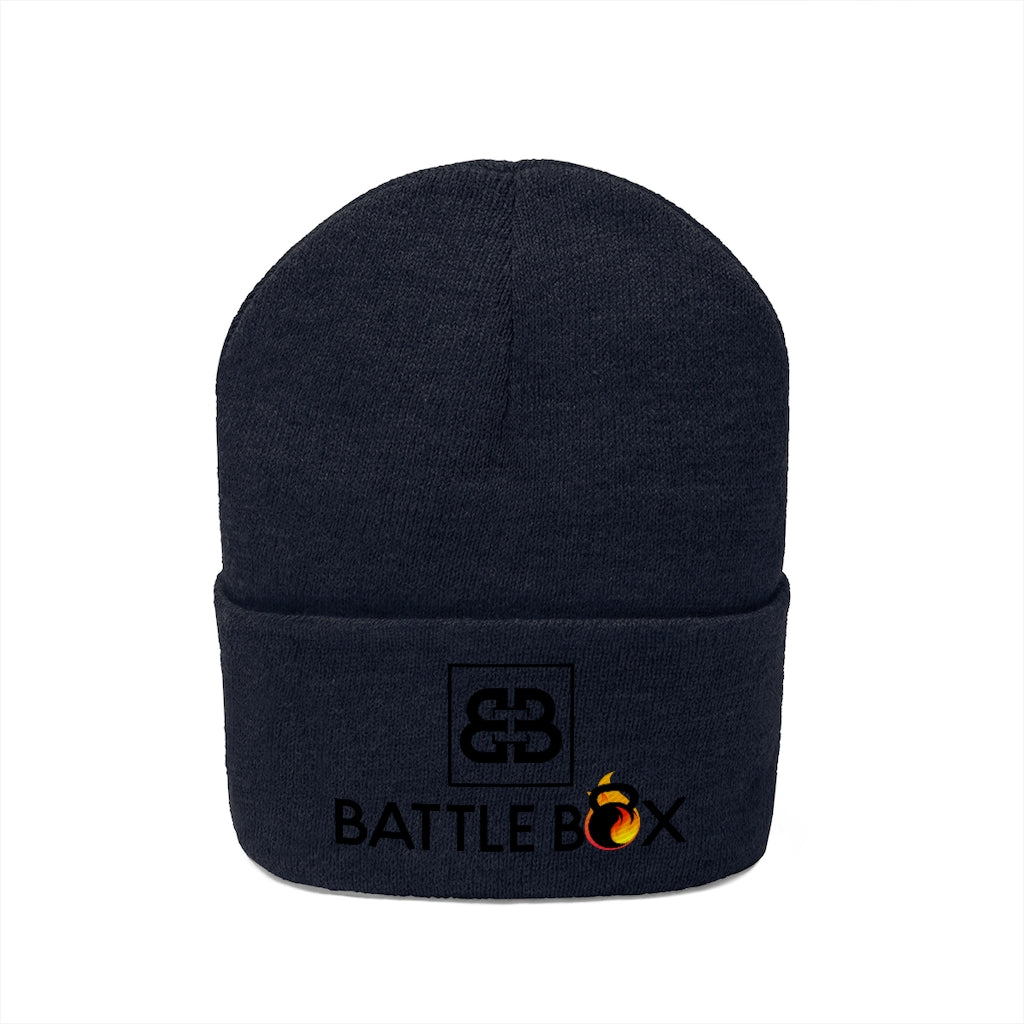 Battle Box [BB] Black Logo Unisex Knit Beanie