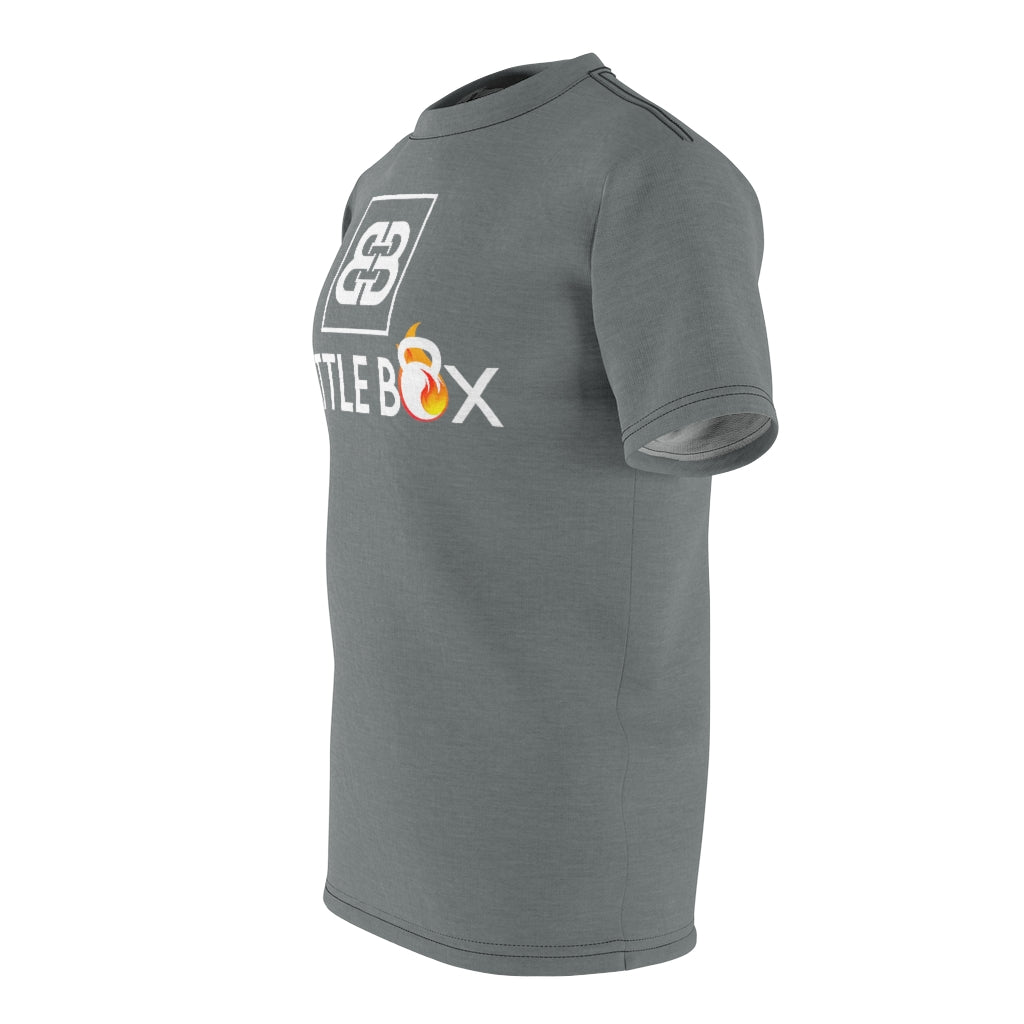 Battle Box Unisex Triple Print Gray T-Shirt