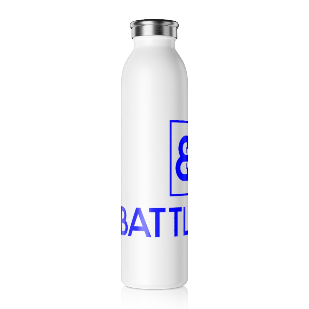 Battle Box Slim 20 Blue Logo Water Bottle