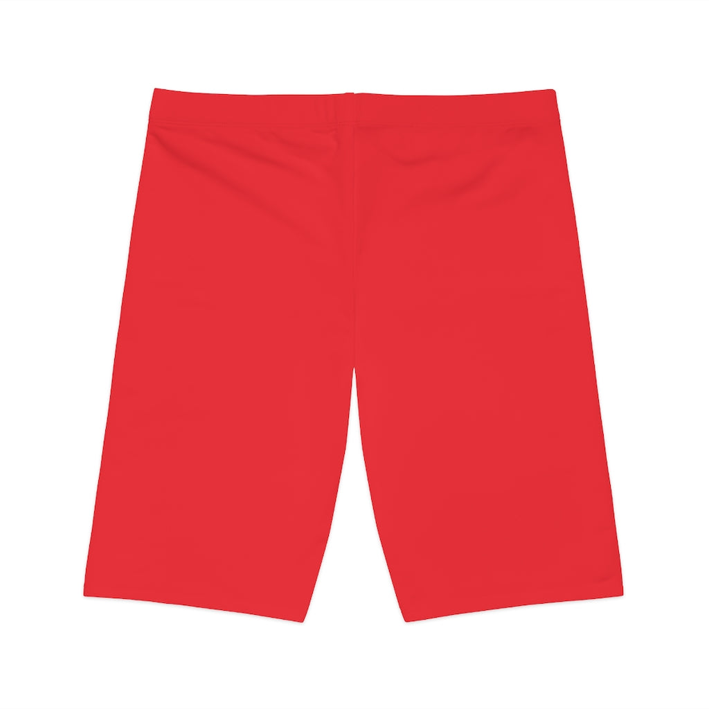 Battle Box Women's Red Bike Shorts