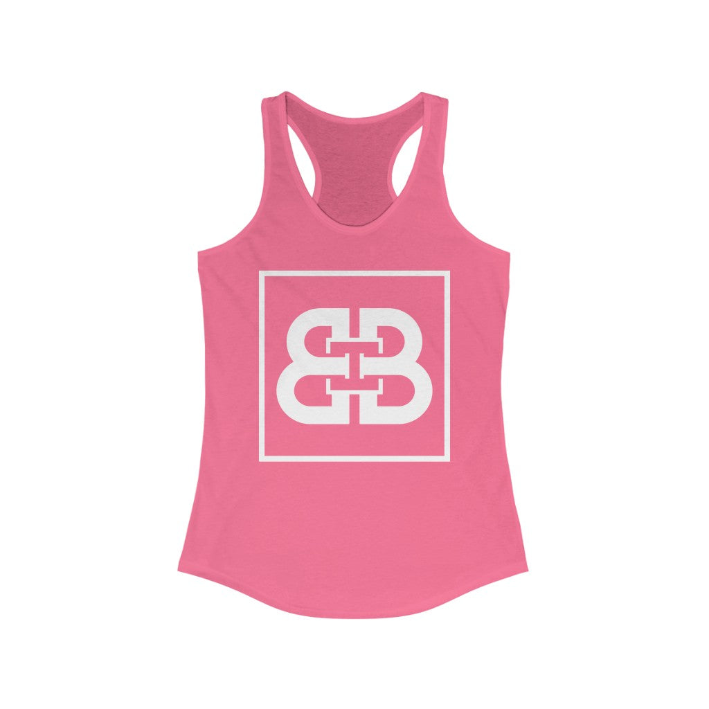 Women's Ideal Battle Box Racerback Tank -1A