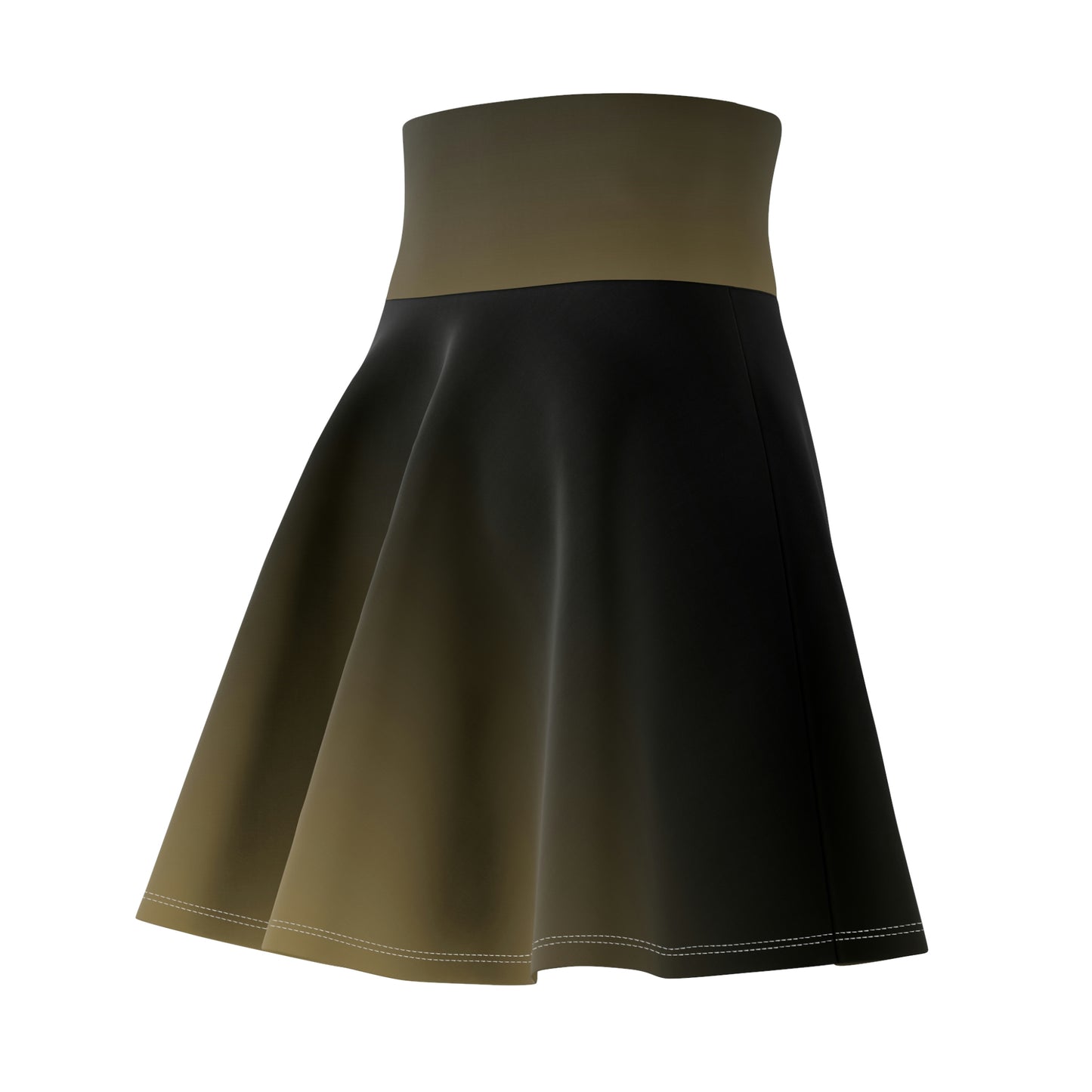 Battle Box High Waist Swirl Women's Skater Skirt-HW
