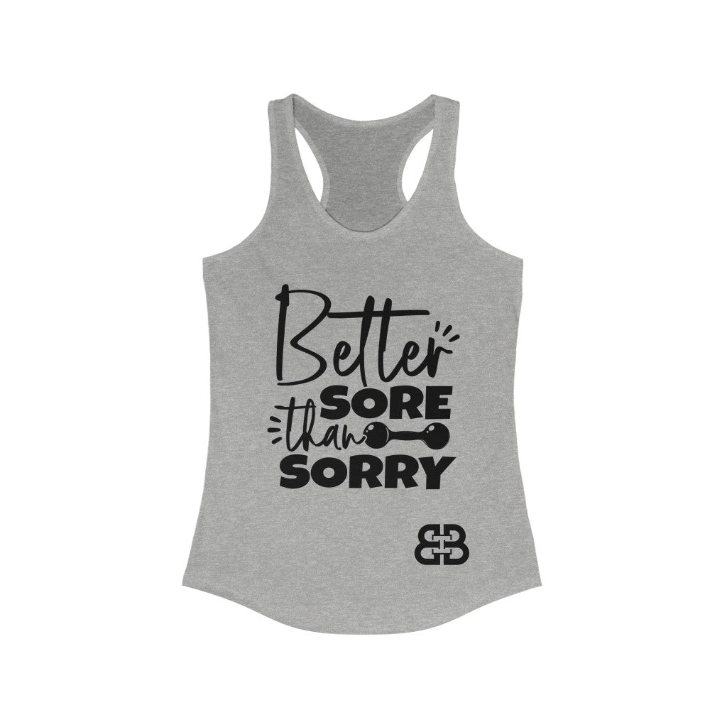 Women's Sore Than Sorry Battle Box Racerback Tank -2A