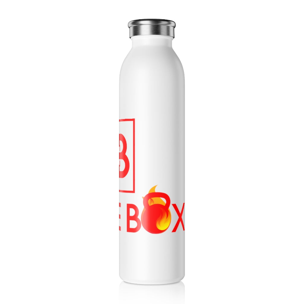 Battle Box Slim 20 Red Logo Water Bottle