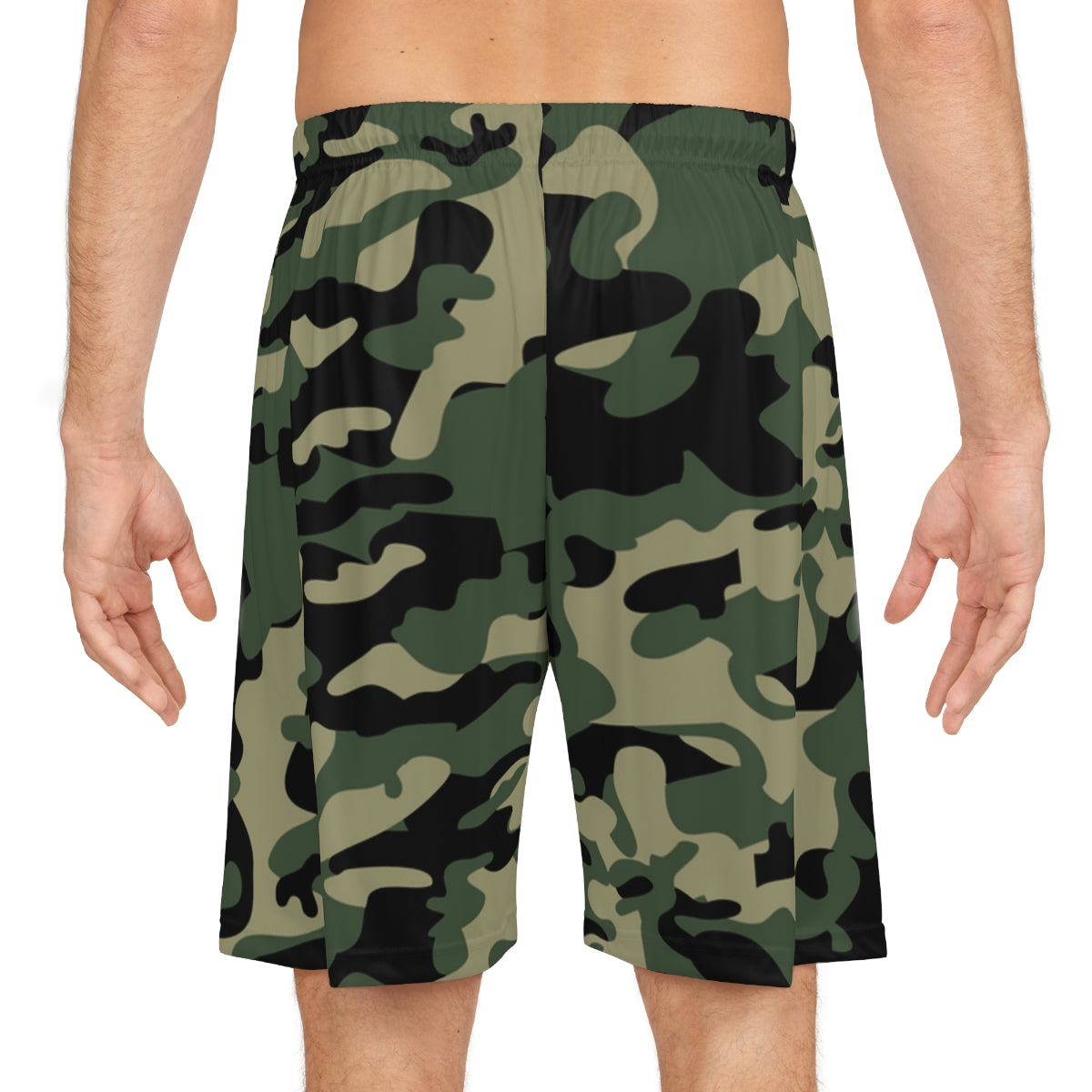 Battle Box BB Green Camo Basketball Shorts