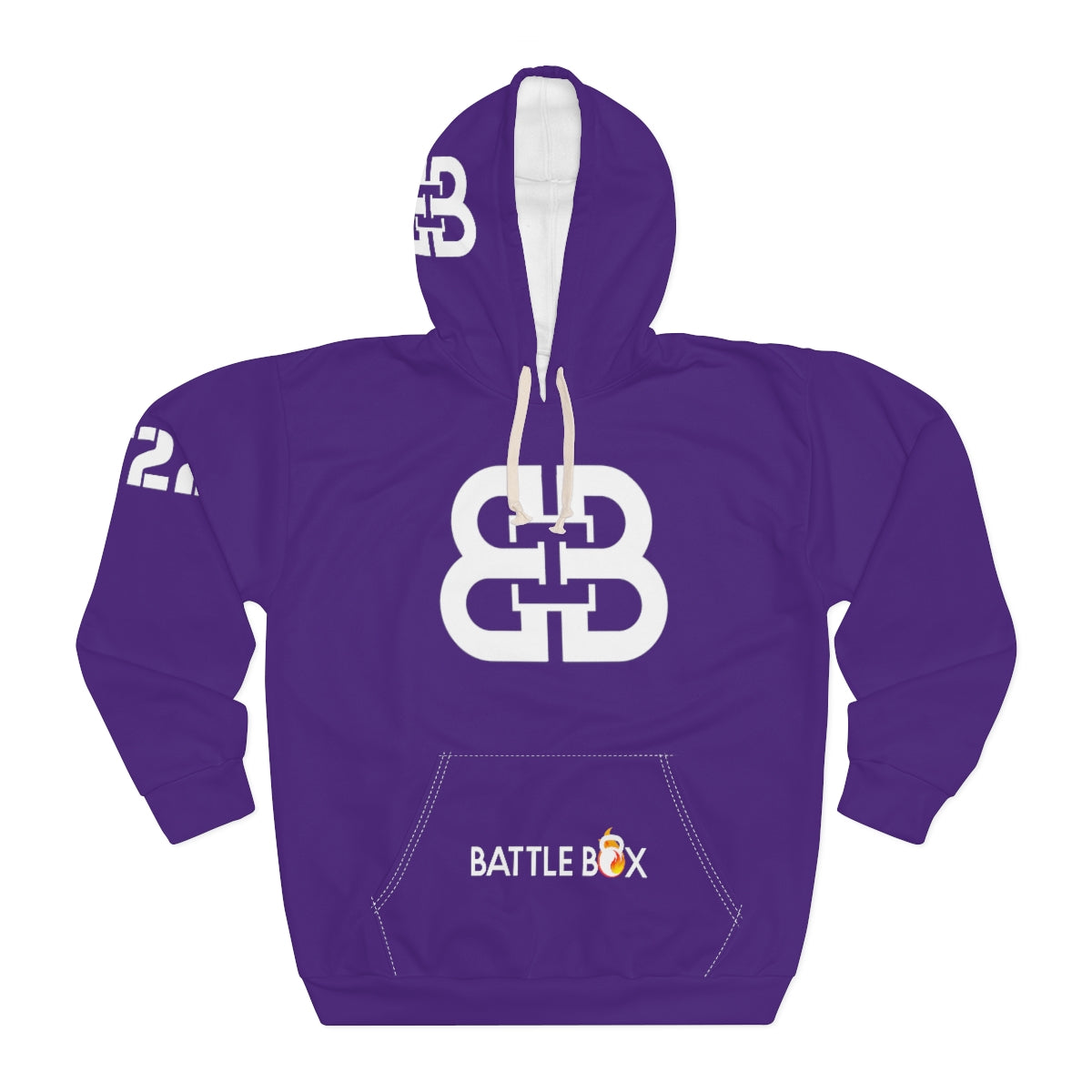 Battle Box Purple Unisex Pullover Hoodie