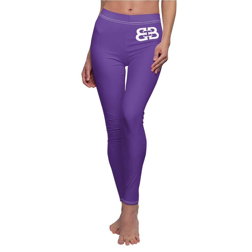 Battle Box Women's Purple Casual Leggings