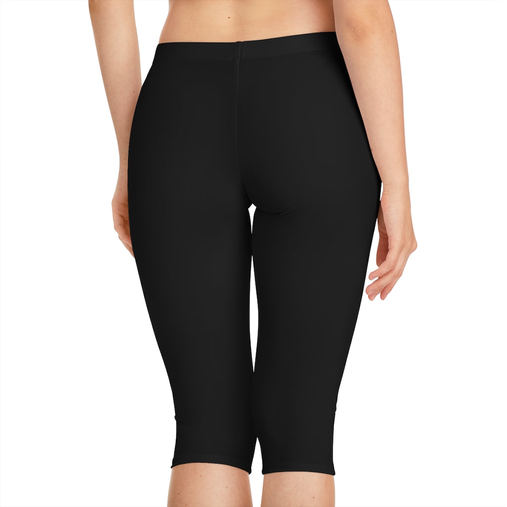 Battle Box [BB] Women's Black Capri Leggings