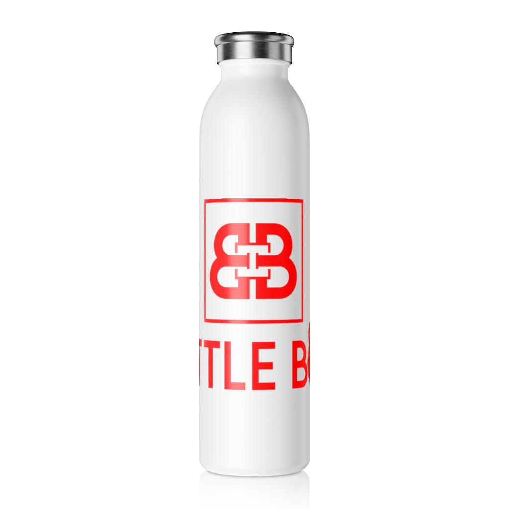 Battle Box Slim 20 Red Logo Water Bottle