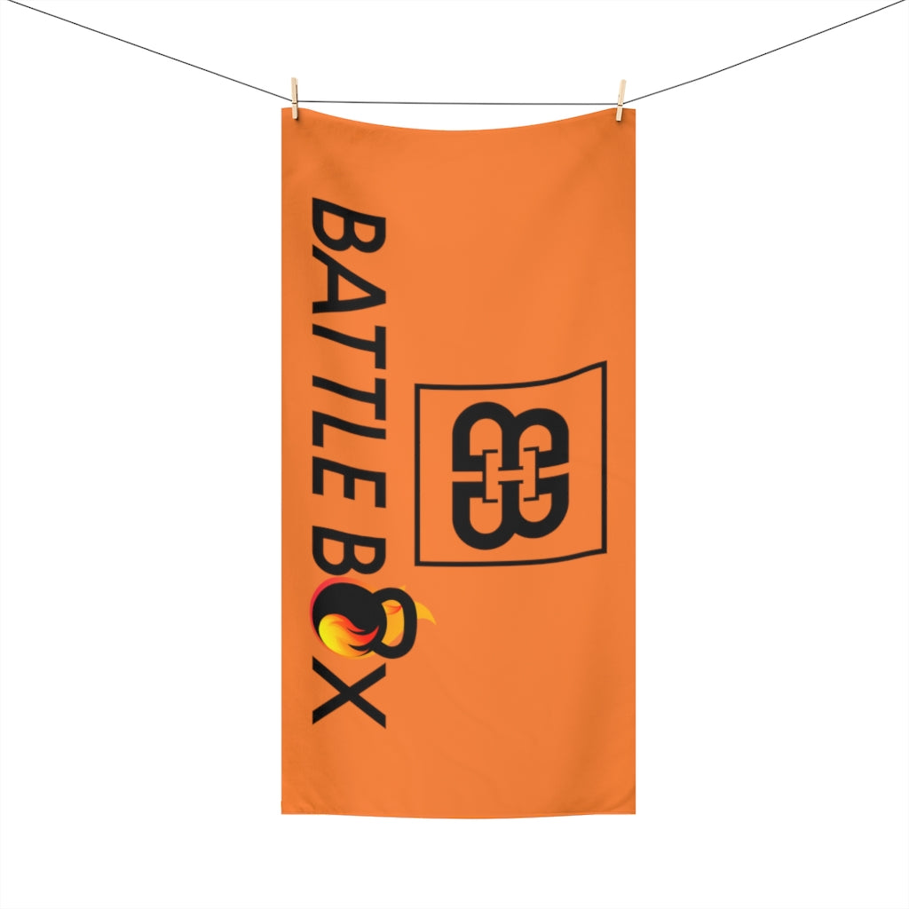 Orange Battle Box Gym Towel
