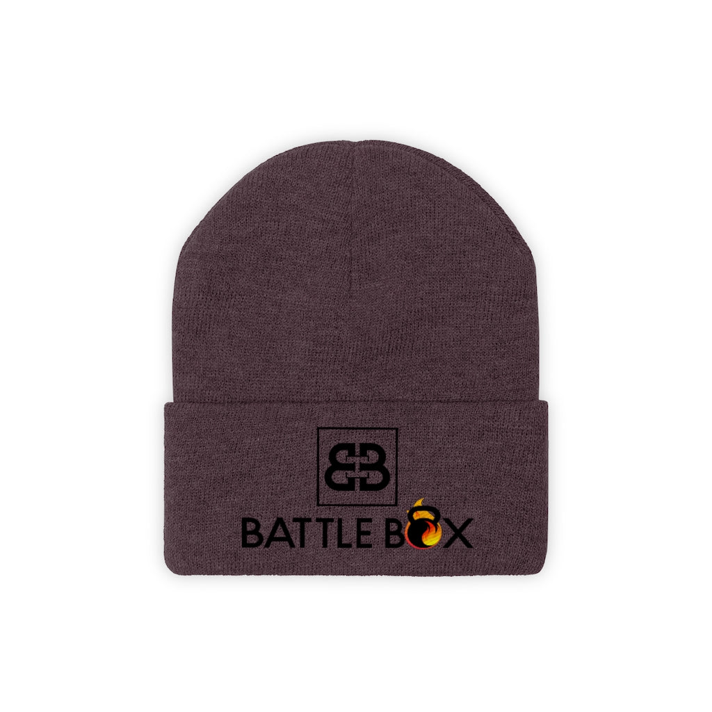 Battle Box [BB] Black Logo Unisex Knit Beanie