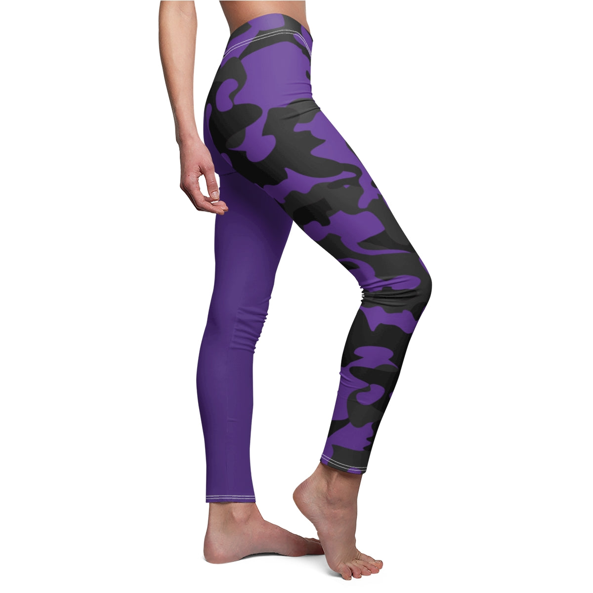 Battle Box Women's Purple Casual Leggings -1A