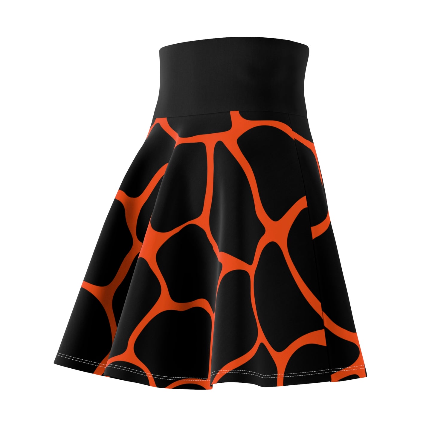 Battle Box High Waist Women's Skater Skirt-HW