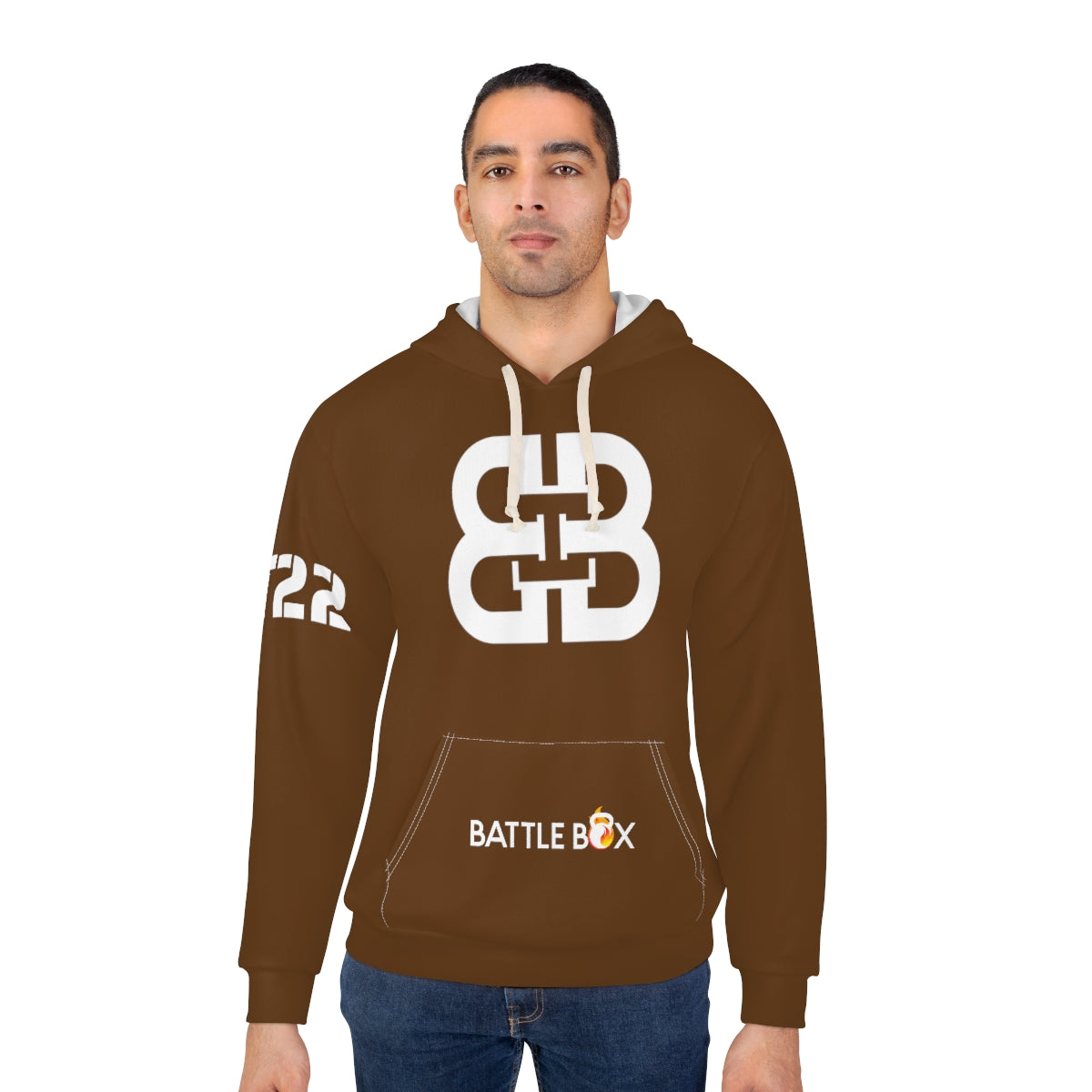 Battle Box Brown Unisex Pullover Hoodie