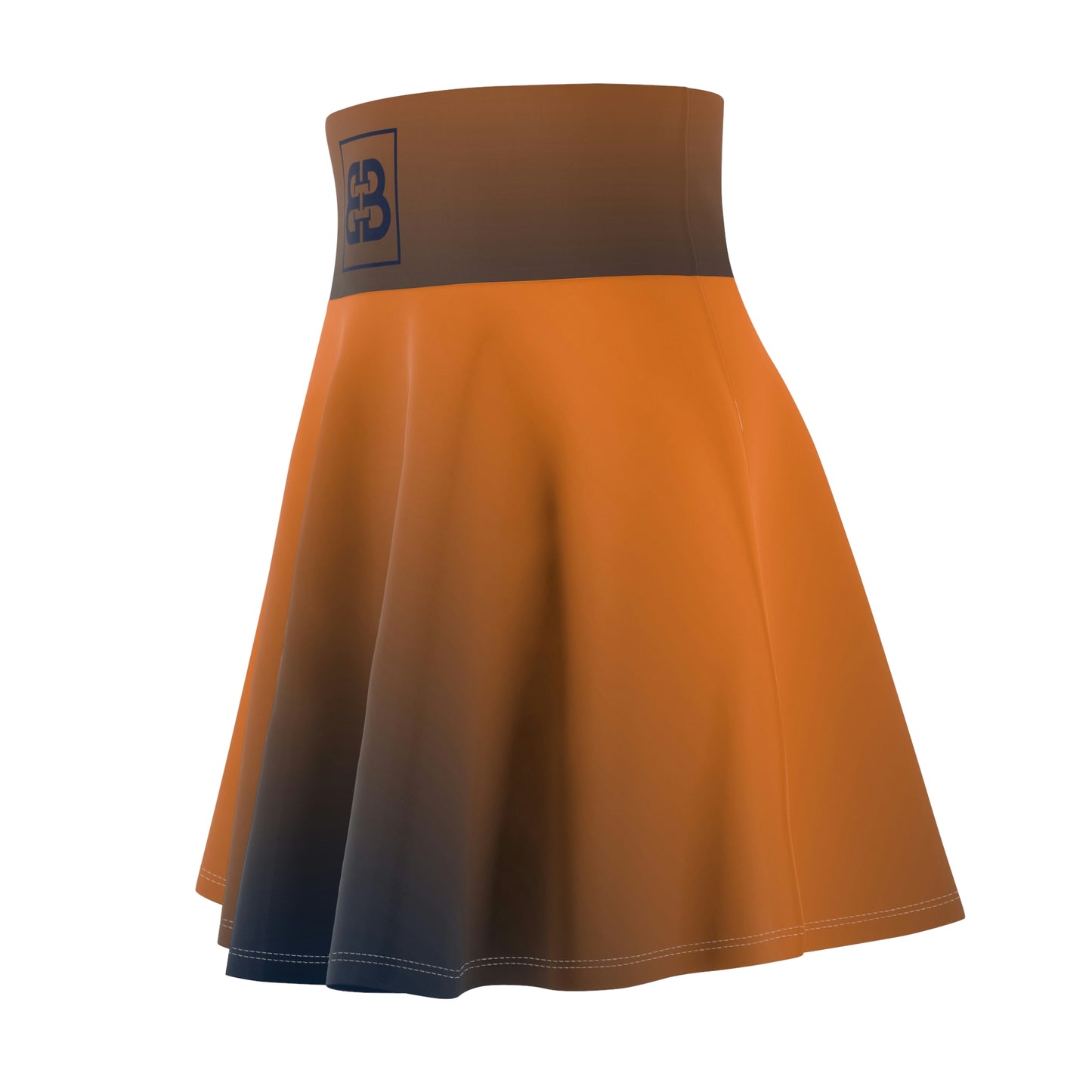 Battle Box High Waist Swirl Women's Skater Skirt-HW