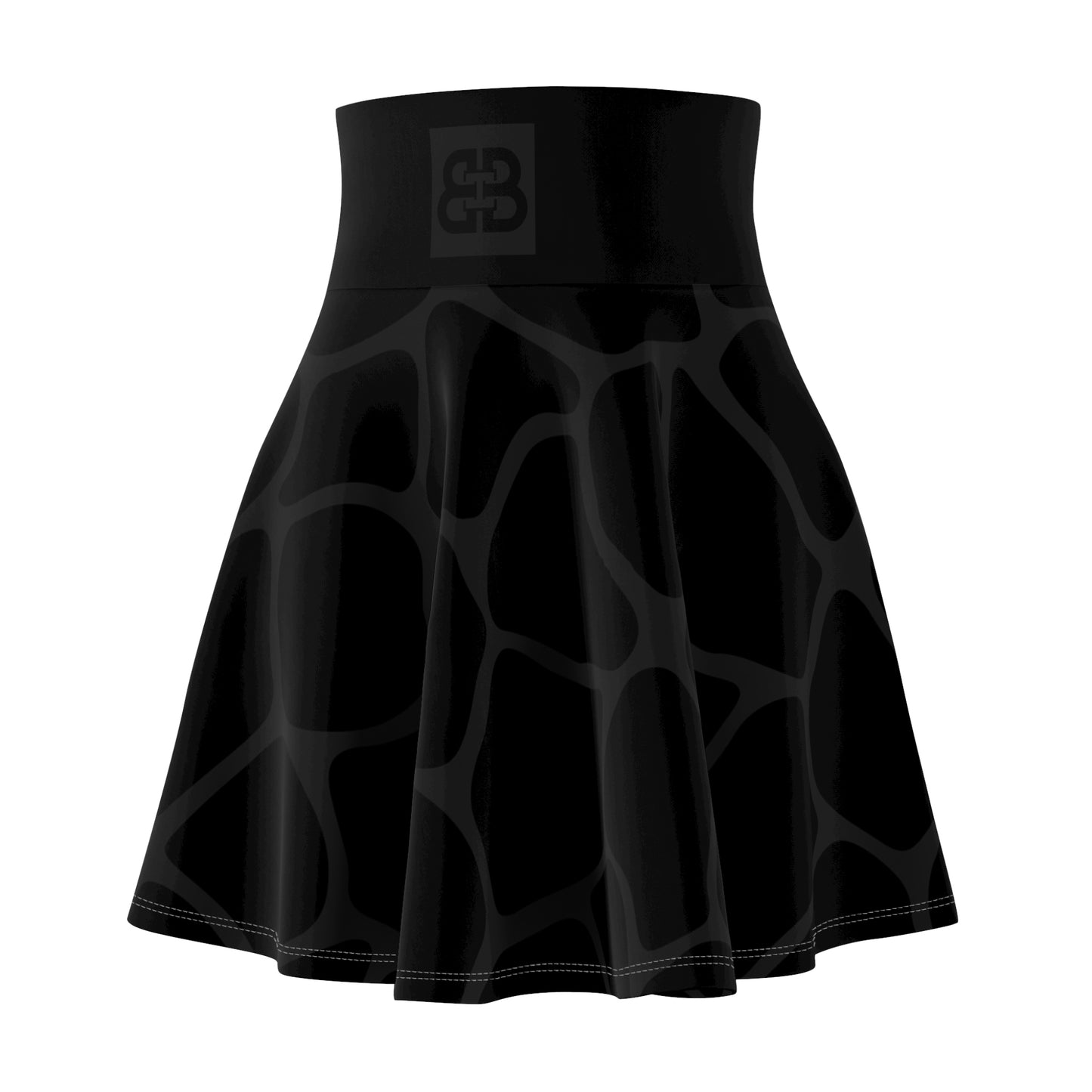 Battle Box High Waist Women's Skater Skirt-HW